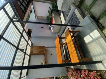 Parawiya covered courtyard